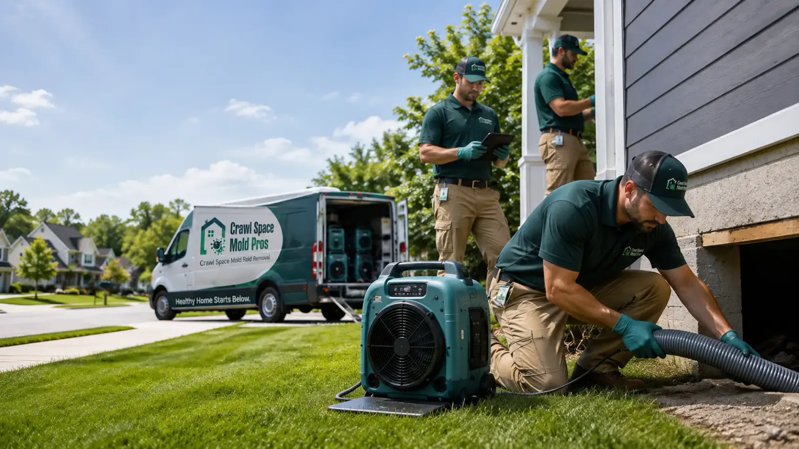 Crawl Space Mold Removal in Deer Park, CA
